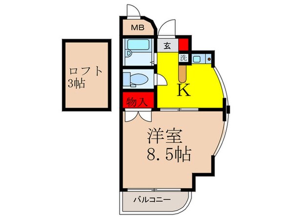 ベルベデールの物件間取画像